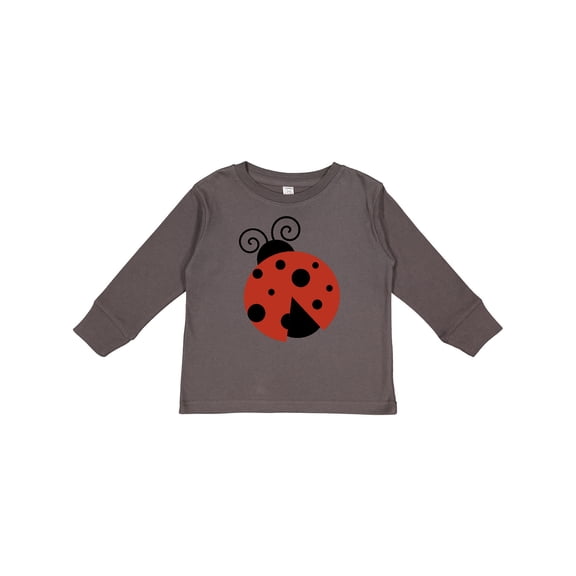 Inktastic Ladybug, Red Ladybug, Cute Ladybug, Ladybird Girls Long Sleeve Toddler T-Shirt