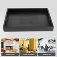 thumbnail image 5 of Wooden Tea Tray for Storage Use Beautiful and Practical Safe Black Synthetic Material 1, 5 of 6