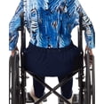 thumbnail image 1 of Silverts Women Open Back Gab Pant, 2XL Plus Size, Navy, 1 of 2