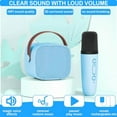 thumbnail image 5 of Karaoke Machine for Kids,Mini Karaoke Machine for Kids Adults,Portable Bluetooth Speaker with 1 Wireless Microphones,Christmas Birthday Toys Birthday Gifts for Girls 4,5,6,7,8+ Years Old Kid, 5 of 7