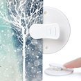 thumbnail image 3 of 4 Pack Clips de Rideau de Douche avec Garde-Eau, Clips de Rideau de Douche Auto-Adhésifs Petits Clips de Fil pour Douche Suspendue Camping-Car Chris, 3 of 5