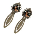 thumbnail image 2 of Deer Copper-Colored Lace Bookmarks - Book Accessories for Readers and Book Lovers - Set of 2, 2 of 5