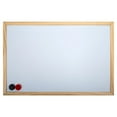 thumbnail image 4 of Office Works Small Wooden Magnetic Dry-Erase Whiteboard, 4 of 5