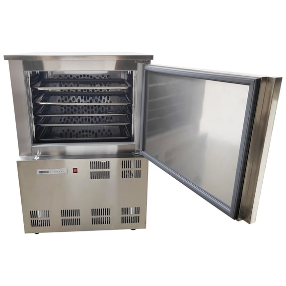 5-Tray Blast Chiller Flash Freezer 220V -25˚C to -45˚C for Restaurant Bakery Hotel