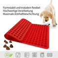 thumbnail image 3 of Silicone baking mat, 1.2 cm baking mat dog biscuits, multi-purpose silicone mat for oven, heat-resistant & food-safe, Bpa-free (Blue & Red), 3 of 5