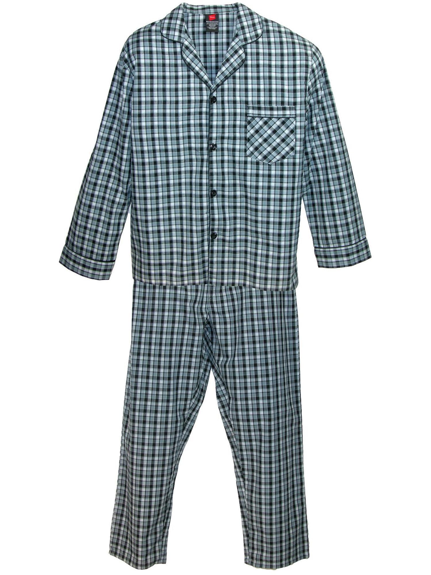 Hanes Hanes Broadcloth Long Sleeve Pajama Set (Men's)