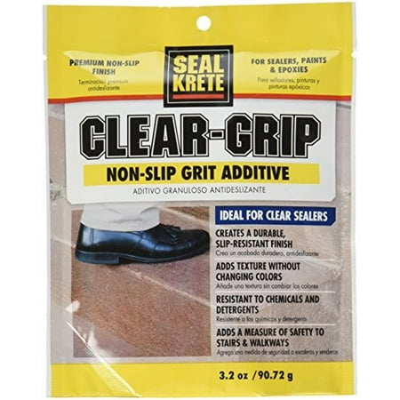 seal krete 40202 clear grip non-skid grip additive for sealers, paints &