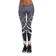 thumbnail image 1 of Gibobby Leggings Invierno Mujer Ejercicio Gimnasio Fitness Impreso paraportes Mujeres Pantalones entrenamiento Yoga Pantalones atléticos（Gris， XXXL), 1 of 5