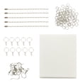 thumbnail image 1 of 1 Set Useful Heat Shrink Plastic Sheets Kit Shrinky Art Films for Jewelry Making, 1 of 9