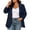 A-Navy, variant on MaFYtyTPR Women's Suit Jacket Plus Size Solid Color Open-front Lapel Pocket Long Sleeve Blazers With Padded Shoulder Lining for Casual Office A-Black L