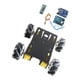 thumbnail image 5 of Chasis de robot 4WD de aleación de aluminio con motor TT y ruedas Mecanum para proyectos de PI y robótica. Bluetooth negro 1: 120, 5 of 6