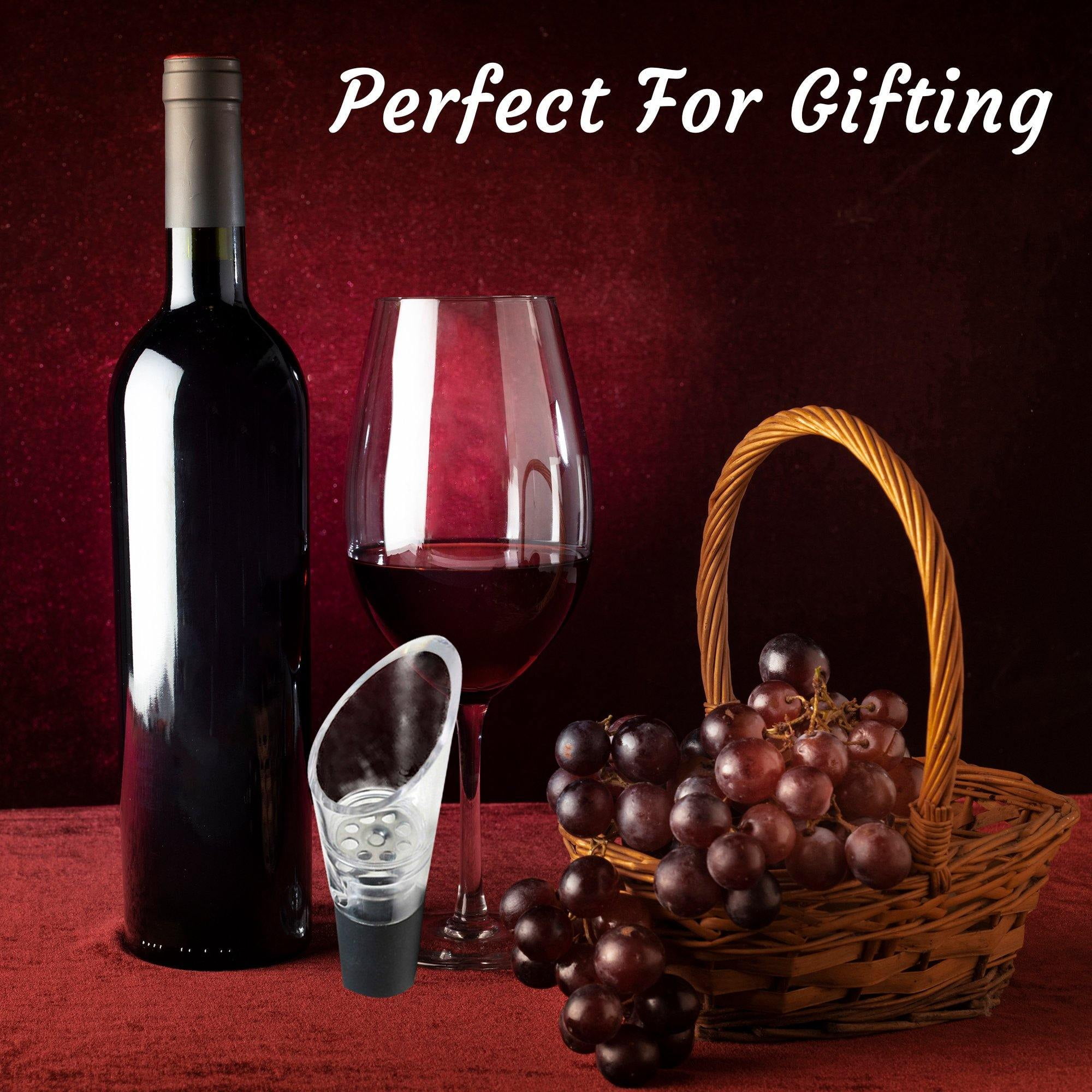 2-in-1 Diffuser Oxygenator and Pouring Dispe Trovety Wine Aerator Pourer Spout 