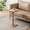 Blonde Natural, variant on Stirling Solid Mango Wood C Shape End Table 25 Inch Walnut