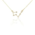 thumbnail image 1 of Ins Constellations Theme Friendship Necklace Rhinestone Comfortable Delicate with Display Card Pendant for Lover Festival Gifts Taurus gold, 1 of 6