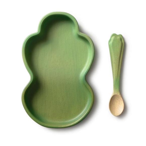 Set de plato y cuchara para vajilla Kendall the Kale de Oli & Carol