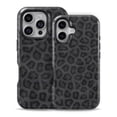 thumbnail image 2 of DesignSkinz Scratch-Resistant Hard Slim Case Compatible with iPhone 15 Pro Max (Compatible with MagSafe) - Trendy Black Leopard Animal Print V2, 2 of 9
