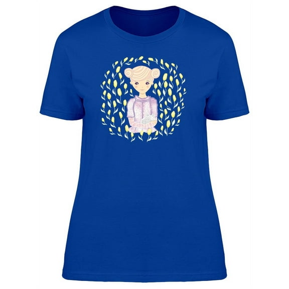 Cute Zodiac Aries Girl Cartoon Tee Women's -Image by Shutterstock