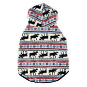 Vibrant Life Winter Dog Hoodie, Black Moose, L