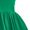 Green, variant on Summer casual square neck dress with pockets, cute sleeveless high-waisted A-line vest