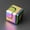 A004- Multicolor, variant on Squeeze Toys, Metal Squeeze Toys, Squeeze Cube for Adults, Desk Squeeze Toys, 1X1X1 Inch Mini Rotating Cube, Smooth Polished Full Metal Construction for Hand Fidgeting and On-Desk