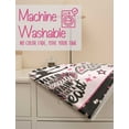 thumbnail image 5 of Cheerleader Throw Blanket - Flannel Blankets for Cheerleading - Cheerleader Gifts on Christmas, Birthday, Thanksgiving - 50" x 60" - (Pink), 5 of 7