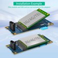 thumbnail image 4 of Adaptador transportador externo Mini PCI-E a USB 2.0 con para tarjeta, 4 of 9