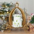 thumbnail image 4 of Giant Carriage Cake Stand, Big Size 25" height, Beautiful Cinderella Pumpkin Coach, Centerpiece, Cinderella Wedding Decor, 4 of 5