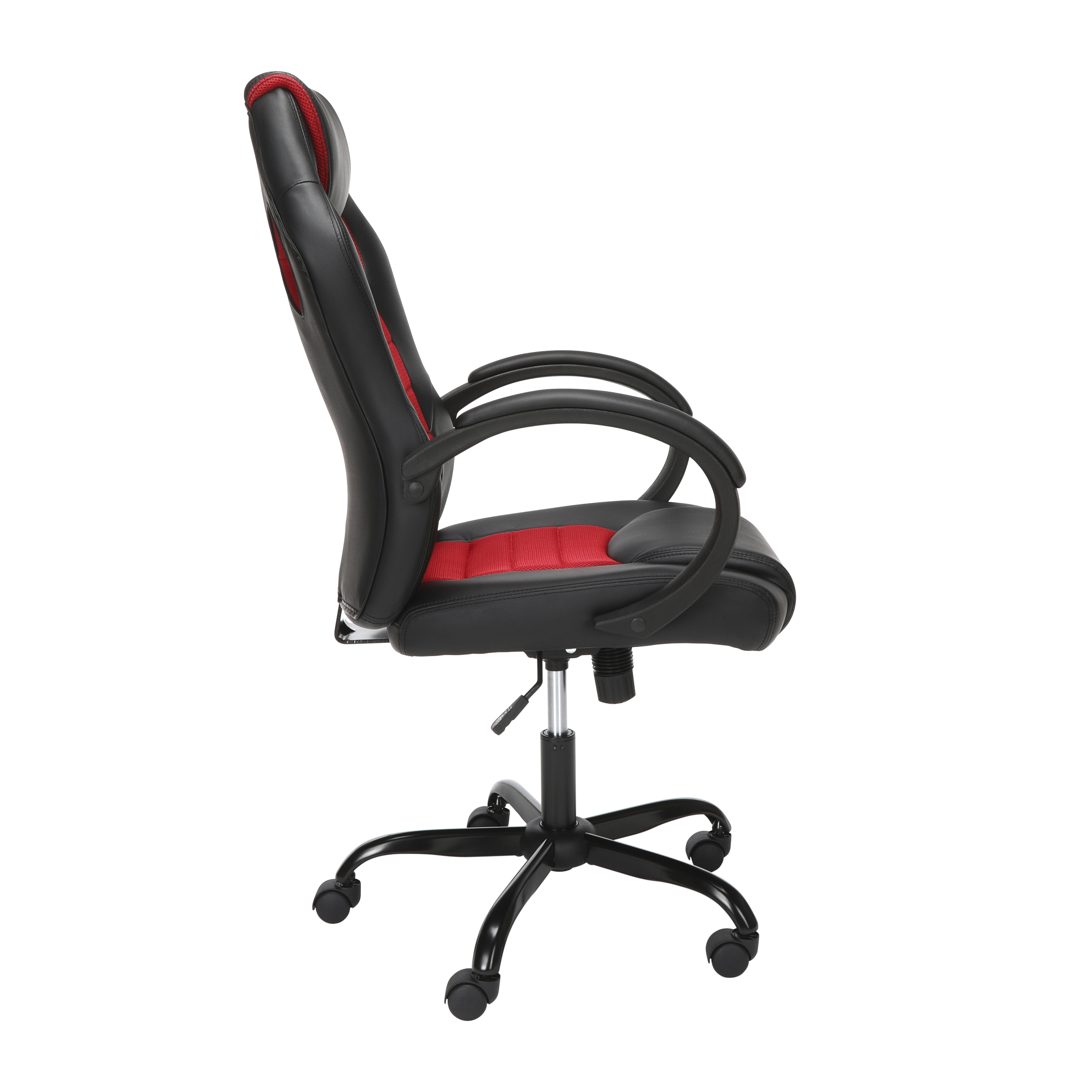 OFM Essentials Collection High-Back Gaming Chair, Padded Loop Arms, in Red (ESS-3083HB-RED) - image 3 of 15