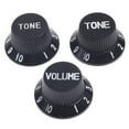 thumbnail image 1 of 3pcs Top Chapeau Style Boutons de Volume Électrique, 1 of 8