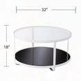 thumbnail image 2 of Spacious Clear Glass-Top Cocktail Table with Modern Design | Vimmerly, 2 of 5