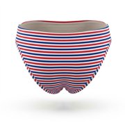 SO Blue Red Stars Stripes 2-Piece Flounce Bikini Set Swimwear Juniors' Medium