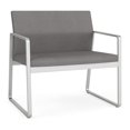 thumbnail image 1 of Gansett Reception Waiting Room Bariatric Chair / Silver Steel / Light Gray, 1 of 7