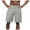 Grey, variant on Gibobby Men's Linen Shorts Casual Elastic Waist Drawstring Summer Beach Shorts[Beige,S]