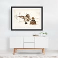 thumbnail image 6 of Eye Doctor - Drawing Humor Surrealism Vintage Illustration Fantasy Quote Black Framed Wall Art Print 5 x 7 inches, 6 of 7