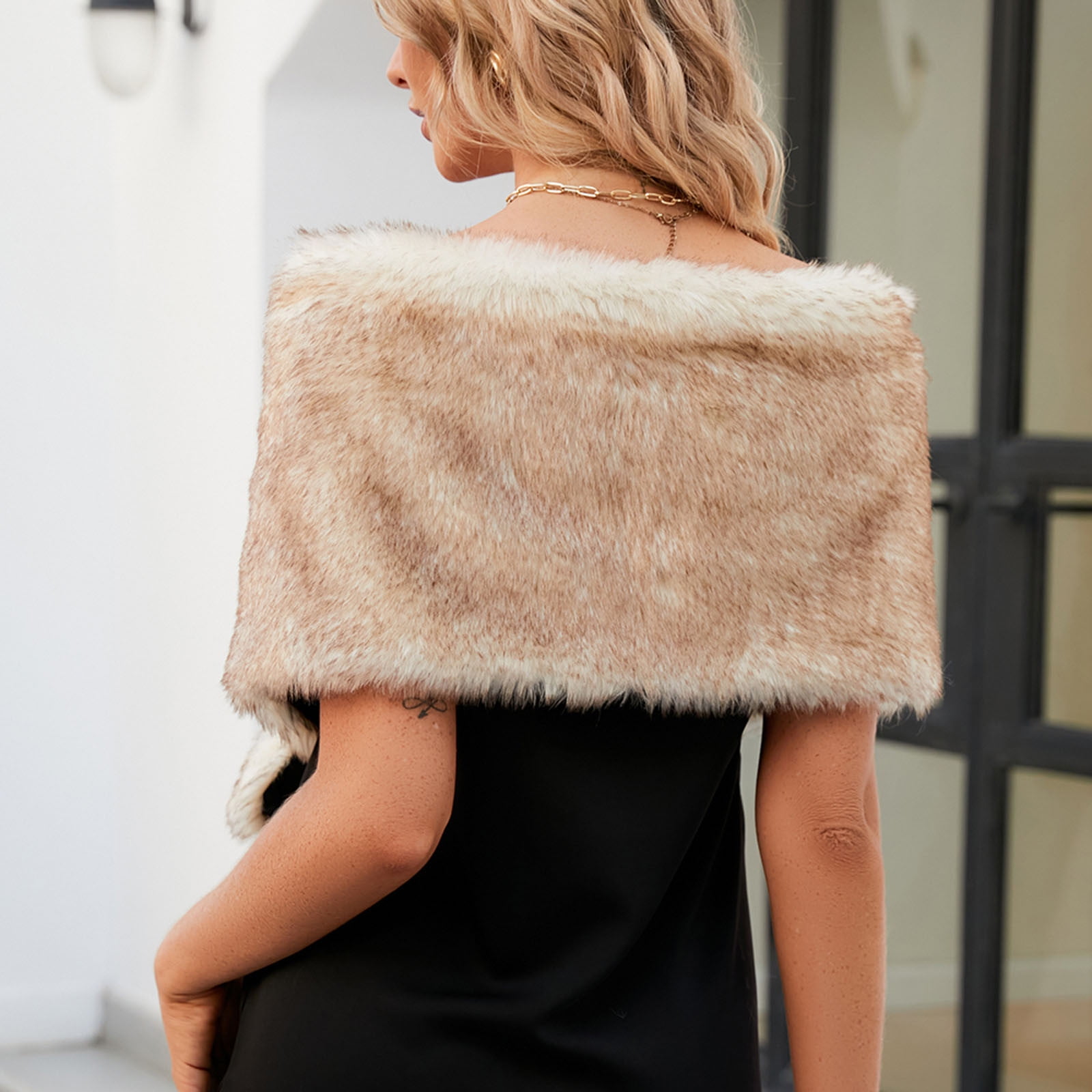 Ociviesr Women Elegant Bridal Wedding Plush Long Shawl Stole Wrap Scarf  Keep Warm Clothing Accessories Scarf Scarf Sweater Wraps with Sleeves  Formal Cover up for Evening Dresses - Walmart.com