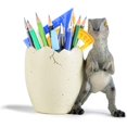 thumbnail image 1 of Lindo portalápices, divertido accesorio de escritorio con forma de dinosaurio, organizador de bolígrafos para el hogar y la oficina, suministros decorativos, 1 of 5