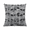 Silver, variant on Violet Linen Florance Daisy Floral Pattern Decorative Accent Throw Pillow Cover