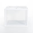 thumbnail image 3 of EeaseCA 1pc Transparent Plastic Basketball Shoe Box Shoe Cabinet Sturdy Shoes Container for Home Store Use (White), 3 of 8