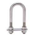 thumbnail image 2 of Bow Eye U, 12x130mm Marine Bow Stern Eye U avec Vis Réglable Matériel de Pont en Acier Inoxydable, 2 of 8