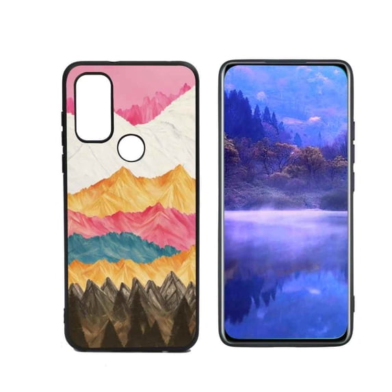 Compatible with Motorola Moto G Pure Phone Case, Mountains-198 Case Men Women, Flexible Silicone Shockproof Case for Motorola Moto G Pure