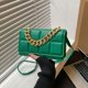 thumbnail image 4 of Lindo bolso de mano y cartera de piel sintética para citas y desplazamientos diarios. Verde, 4 of 5