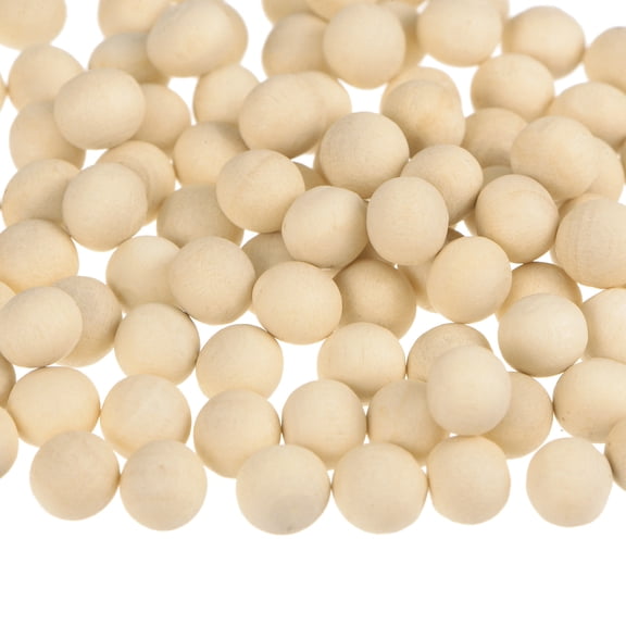 300 Pack Round Wood Balls 6mm Diameter Unfinished Solid Wooden Beads