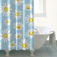 thumbnail image 4 of Waterproof Cute Boho Daisy Shower Curtain 72x72 Inch Boho Style Polyester Unique Shower Curtain for Bathroom Hotel Home Decor with 12 Plastic Hooks, 4 of 5