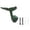 Green, variant on FEISHENTT Whale Tail Wall Hooks, Cast Iron Towel Hook with Mounting Screws Wall Anchors, Heavy Duty Wall-Mounted Coat Hanger Nautical Decor 11x10cm