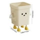 thumbnail image 3 of Bote de Basura de Plástico, Diseño de Patas, Fácil de Transportar con Asas, Color Beige Acogedor, Versátil para Cocina, Sala de Estar y Baño, Tamaño Compacto de 14 X 17,5 X 23 Cm., 3 of 6