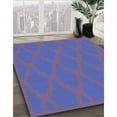 thumbnail image 2 of Ahgly Company Indoor Rectangle Patterned Light Slate Blue Area Rugs, 3' x 5', 2 of 6
