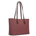 thumbnail image 4 of Michael Kors Women's Sheila Large Signature Logo and Metallic Tote Bag (Oxblood), 4 of 4