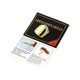 thumbnail image 4 of 2 piezas de dientes de boca chapados en oro de 14 k, dientes lisos, tapa de rejilla de un solo diente superior para dientes de boca, accesorios de fiesta de dientes de rejilla, 4 of 5