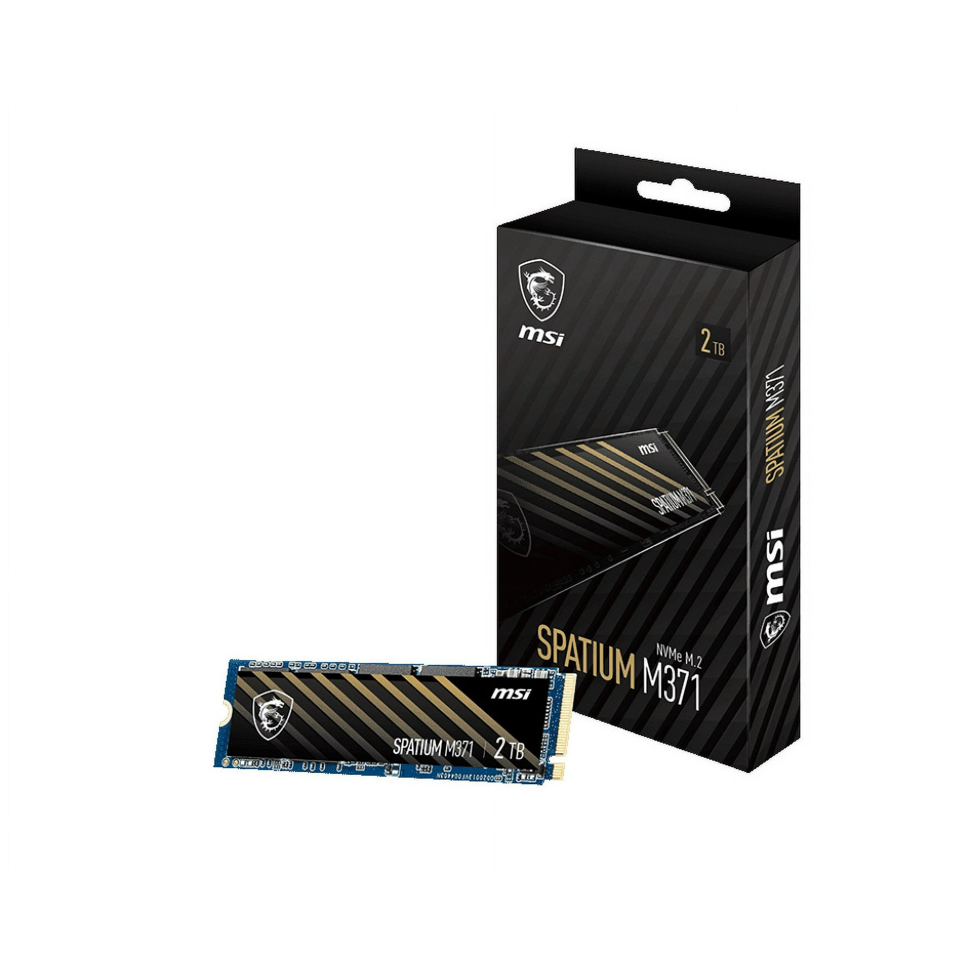 MSI SPATIUM M371 NVMe M.2 1TB Internal Gaming SSD up to 2350MB/s