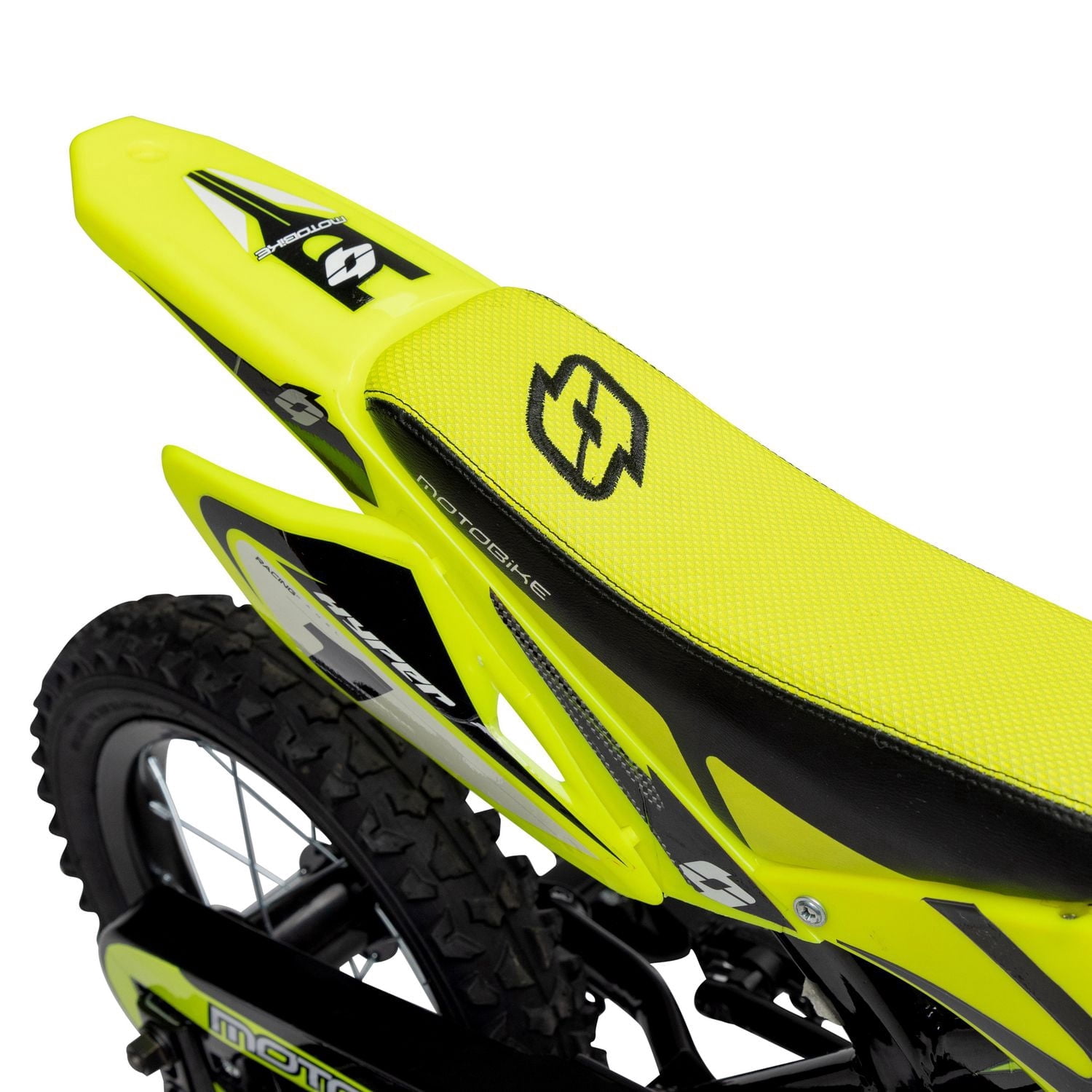 Hyper Bicycles 12" Motobike for Kids, Yellow